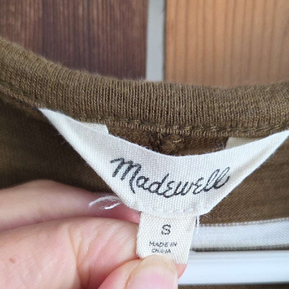 Madewell Olive Green Tank Dress - Picture 2 of 3